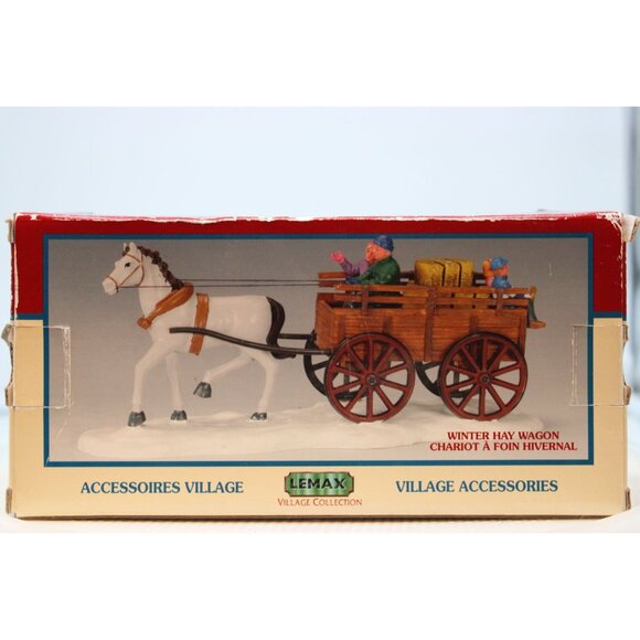 Lemax Village - Winter Hay Wagon - 2004 - Picture 2 of 3